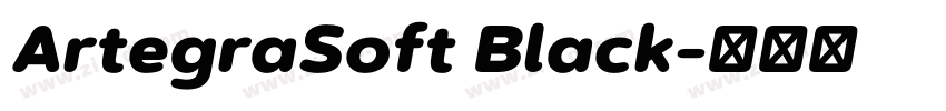 ArtegraSoft Black字体转换 ArtegraSoft Black字体转换